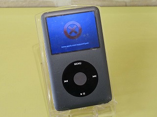 iPod Classic 160GB 赤バツジャンク　本体のみ iPod classic 160GB Black 赤バツジャンク 箱、付属品付き