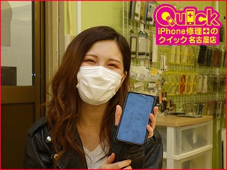 ☆名古屋市よりiPhone XRの画面修理にご来店～♪アイフォン修理のクイック名古屋