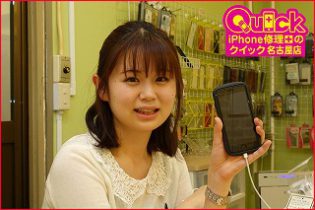 ☆iPhoneSE2の液晶交換修理に豊田市よりご来店！アイフォン修理のクイック名古屋