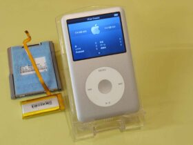 128GBに増設成功したiPod Classicのシステム画面