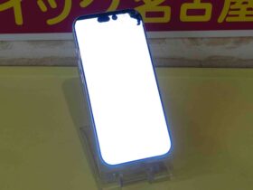 名古屋駅で修理受付したiPhone 17 Proの画面割れ(フロントパネル損傷)の様子