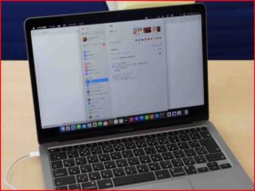 水没クリーニングとパーツ交換を終えて正常に起動したMacBook Air